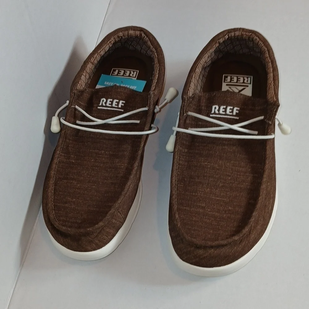 Reef Men's Cushion Coast Lightweight brown Loafer Men's Shoes size 9